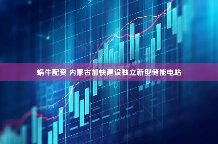 蜗牛配资 内蒙古加快建设独立新型储能电站