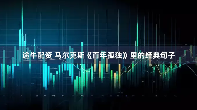 途牛配资 马尔克斯《百年孤独》里的经典句子